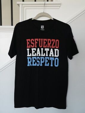 WWE John Cena 2025 Celebration Tour “Estuerzo Lealtad Respeto” T- Shirt Men’s